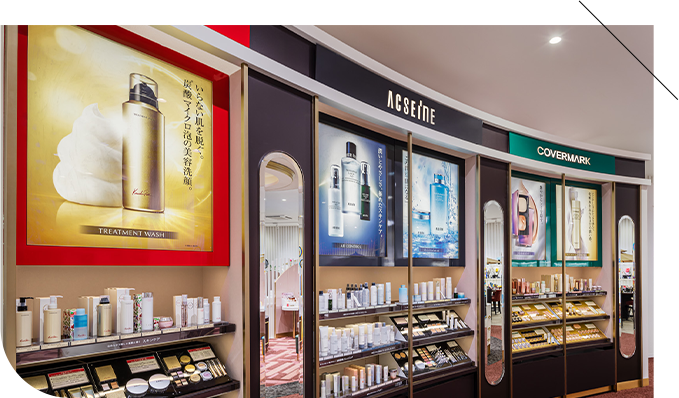 店舗内テスターの様子