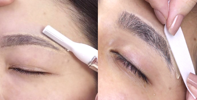 カット施術とワックス施術